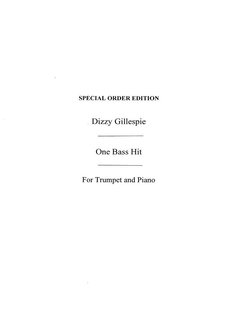 One Bass Hit